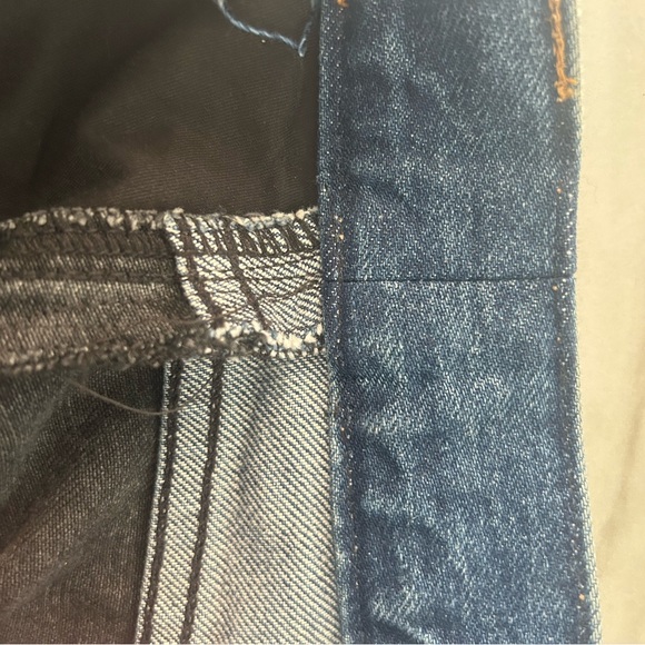 Veronica Beard Jeans Taylor WideLeg High Rise 2 Tone Blue Moon 26 ALTERED TO 24 - Picture 15 of 15